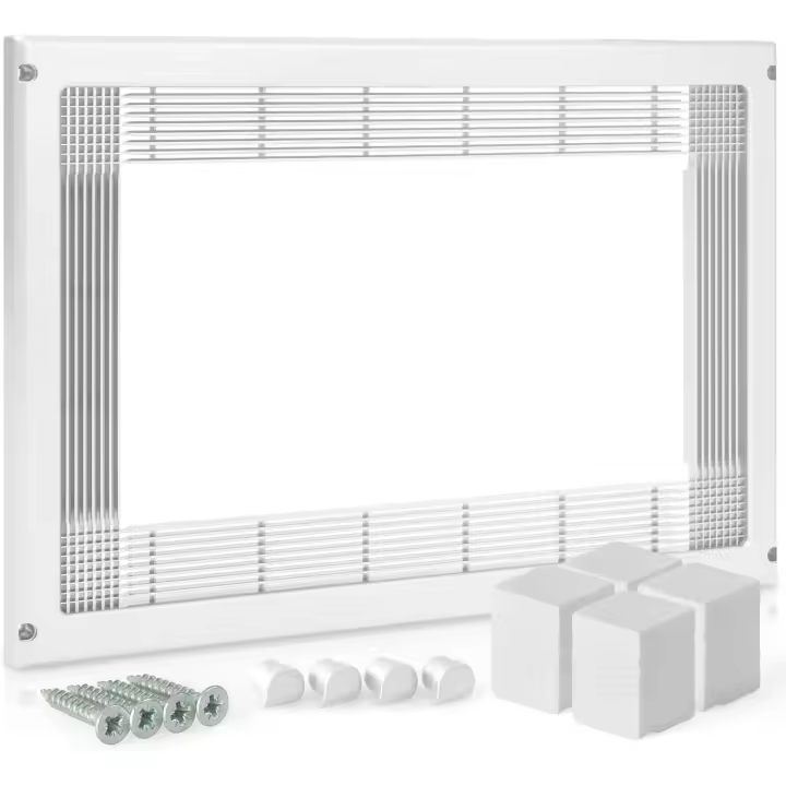 Marco para microondas encastrable Micel 94505 - Blanco (600mm x 400mm) - 1