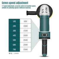 Pulidora de Coche, Máquina Pulidora de 2000 W, 3300RPM, 7 Velocidades Variables, Almohadilla de Pulido de 180 mm, Mango en D y Mango Lateral, Cable de alimentación de 2 m, para Pulir, Encerar, Lijar - details 8