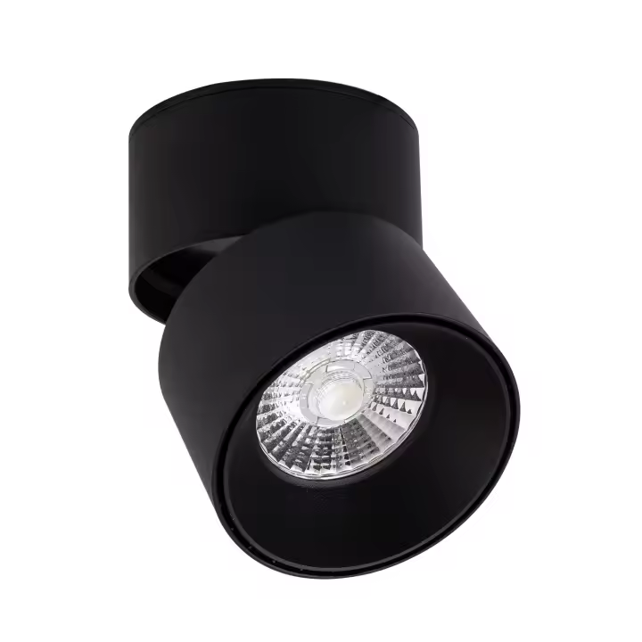 Ledkia Aplique LED 15W de Aluminio Circular Negro New Onuba 2700K Blanco Cálido - 1