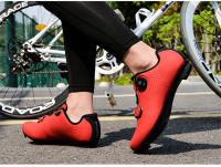 Zapatos De Ciclismo Profesionales Para Hombres MTB Con Cierre Self-Locking Zapatillas De Bicicleta Al Aire Libre Ultraligeros Para Carreras En Carretera Con Placa SPD - details 8