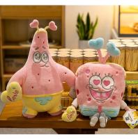 Peluche De Anime Spongebob Squarepants Patrick Star Rosa Kawaii Cartoon Cosplay Muñeco De Peluche Regalo De Cumpleaños Para Niños Y Niñas - details 13
