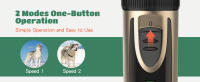 Nobleza - Cortapelos para Perros Profecional Mascotas Set Mquina Cortar Pelo Sin cable y Recargable para Mascotas Pequeas Medianas y Grande 2 Velocidades Ajustable Regalar Tijeras y peine - details 4