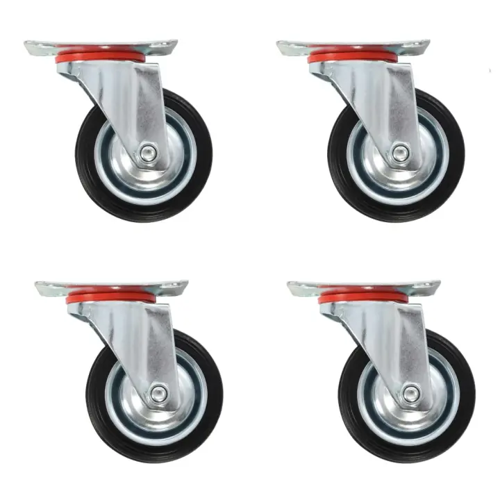 vidaXL Ruedas giratorias 12 unidades 75 mm - 1