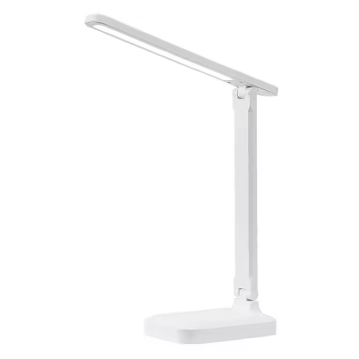 Lámpara De Mesa LED Recargable 6000mAh Con Luz Nocturna Protección Ocular Táctil Plegable 3 Colores - 1