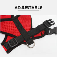 Correa De Ajuste Para Gatos Y Perros Pequeños Conjunto De Arnes Respirable Para Caminar Al Aire Libre Vestido Para Bulldog Francés Chihuahua Pug Con Reflectores Todas Las Estaciones - details 5