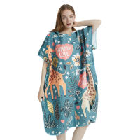 Poncho Toalla Rápida De Secado Microfibra Ropa De Baño Para Adultos Toalla De Playa Con Capucha Para Natación Y Cambio - details 2