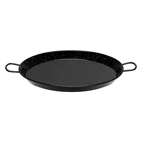 Paellera de Acero Esmaltado Vaello 26 Cm Utensilio para Cocinar Paella Fácil Limpieza - 1