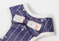 Harnés Para Perros Pequeños Con Correa Estilo Camiseta Y Bow Tie Adecuado Para Caminar Gatos Puppies Material Poliéster Unisex - details 3