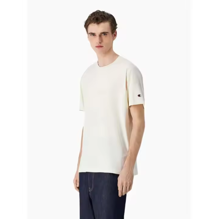 Camiseta Men Manga Corta Champion 0278 V25 Beig Chccmv2578Bd - 1