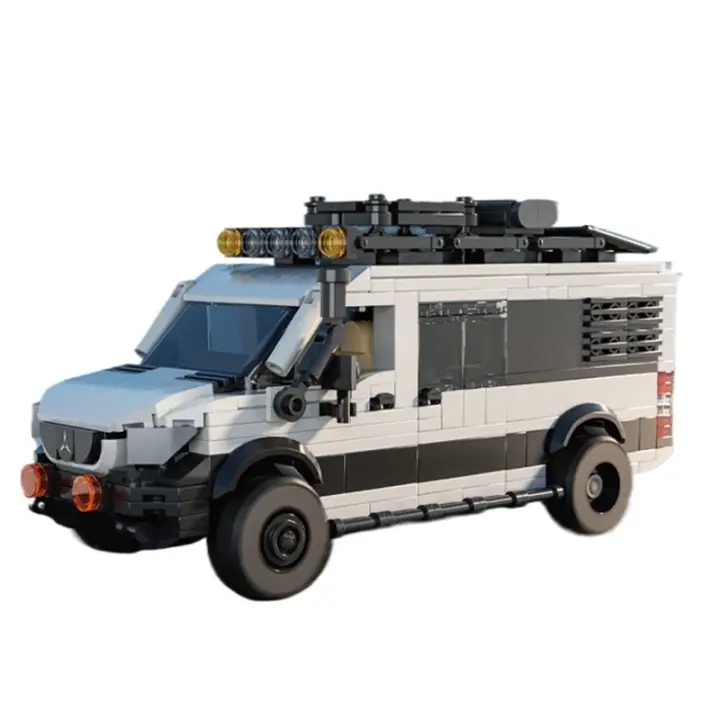 Bloques De Construcción De Estación Wagon 578PCS RV SUV Caravana Juguete DIY Educativo Para Niños Regalos De Vacaciones - 1