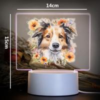 Luz Nocturna Recargable Para Niños Con Figura De Anime Manga Collie Fronterizo Lámpara De Noche Para Dormitorio Regalo Para Niños - details 5