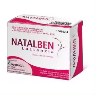 Natalben Lactancia 60 Capsulas - Suplemento para la Lactancia - 1