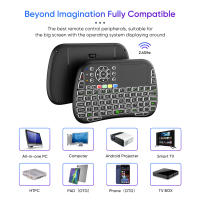 Teclado Inalámbrico Mini M9 BT&2.4G Con Retroiluminación 7 Teclas Tipo-C Ratón En Aire Remote Control Touchpad Para Android TV Box PC - details 8