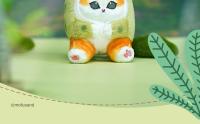 Figura De Peluche Kawaii De 10cm Serie Mofusand Toros Triceratops Para Regalo Muñeco De Peluche Colgante Lindo Para Niños Y Adultos - details 1
