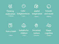 Juguete De Rompecabezas Deportivo Para Niños En Cubos De Color Bloque Para Coordinación Ocular-Motorial Juguetes Educativos Para Bebés - details 11