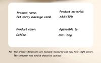 Cepillo Para Mascotas 3 En 1 Estimulador De Pelo De Gato Y Perro Con Misting Eléctrico Broma De Pelaje Y Masajeador Para Animales De Compañía - details 6