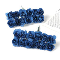 144Pcs Bouquet De Rosas Artificiales Para Decoración De Hogar Y Wedding Flores Falsas De Papel Para Regalos De Navidad Accesorios De Adorno Para Fiesta De Aniversario Y Bodas - details 14