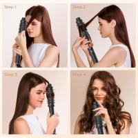 Pelo rizado pelo recto peine Pelo rizador Hierro Aire Caliente peine Bangs cabeza interior peine estilo de pelo rizado de recto Doble - details 9