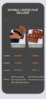 Guantes De Levantamiento De Peso Para Hombre Y Mujer Con Ventilación De Cuero Genuino Protección De Mano Para Gimnasio Ejercicios De Pesas Y Pull Ups Tallas S/M/L - details 6