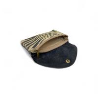 Cartera de Cuero con Estampado de Cebra,Piel de ante,, monedero ,tarjetera, billetera brillante,larga de cuero Granulado ,Piel Vacuno, hecho en Italia, piel auténtico,accesorio trendy ,vintage,,regalo para mujer - details 1