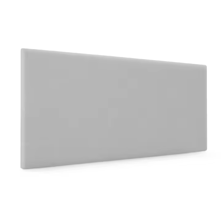 DHOME Cabecero de Lino Natural Liso Cabezal Tapizado Cama Dormitorio Moderno Top Trending (Gris Claro Lino) - 1