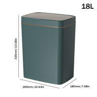 Bandeja De Basura Inteligente 15/18L Con Sensor Automático Y Sensor De Movimiento Silencioso Y Resistente Al Agua Para Cocina Baño Dormitorio - details 3