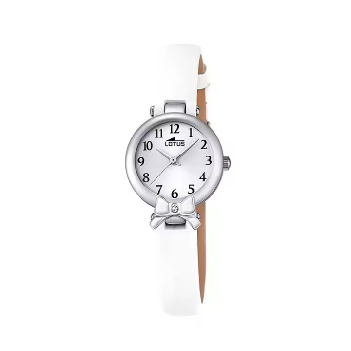 Reloj Lotus Niña 18265/1 - Analógico Cuarzo - Acero Inoxidable - Blanco - Lazo - Correa Blanca - 1