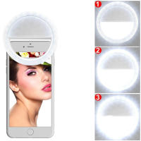 Anillo De Luz LED Para Auto-Slama Iluminación Fotográfica Para Teléfono Móvil Iphone Luz De Video Y Fotografía Portátil - details 1