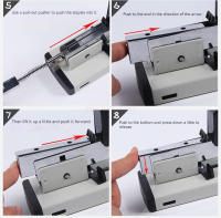 Huapuda Gran Capacidad De Encuadernación De Tornillos Estuche Manual De Metal Resistente Para 100/200 Hojas - details 7
