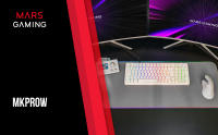 Mars Gaming MKPRO, Teclado Mecánico Gaming Completo, RGB Chroma, Switches Hot-Swap Mecánicos, Antighosting, Rueda de Control, Software Avanzado, Multiplataforma, Switch Silent , Idioma Español, Francés, Portugués, Italiano o Americano, Blanco - details 0