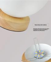 Lámpara De Noche LED RGB Cambiante USB Recargable Para Mesa Luz De Dormitorio Oficina Sala De Estar Iluminación Doméstica - details 10