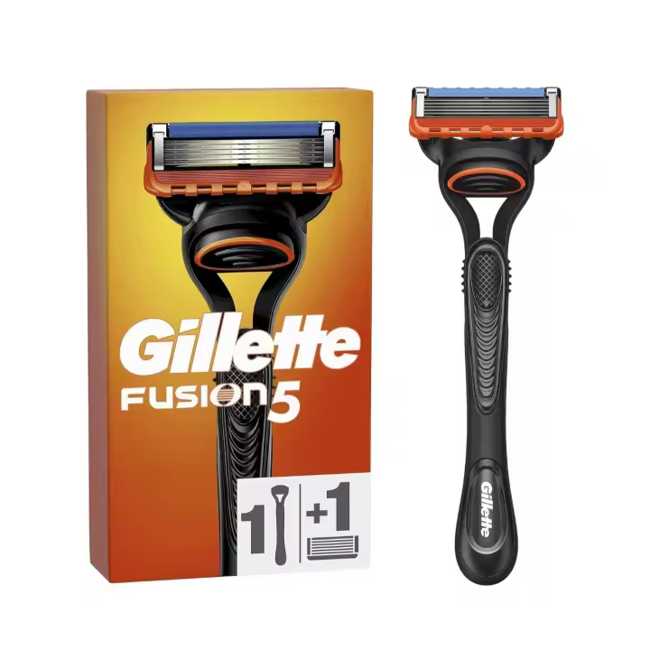 Guillette Fusión 5 Maquinilla de afeitar para hombres + 1 Cuchillas de regalo - 1