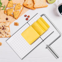 LMETJMA Cortador De Queso Ajustable Con Cinta Y 5 Repuestos Ecológico De Acero Inoxidable Para Bloque De Queso Con Escala Precisa JT53 - details 6