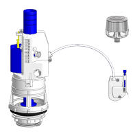 Hidrotecnoagua - Mecanismo de Descarga Universal Para WC de Tanque Bajo T-281 NS 50773 / T-280 NS 50771 - details 2