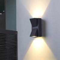 Lámpara De Pared LED Dual 5W 10W Impermeable Para Exterior Iluminación De Balcón Puerta De Entrada Jardín Aluminio AC110V 220V - details 14