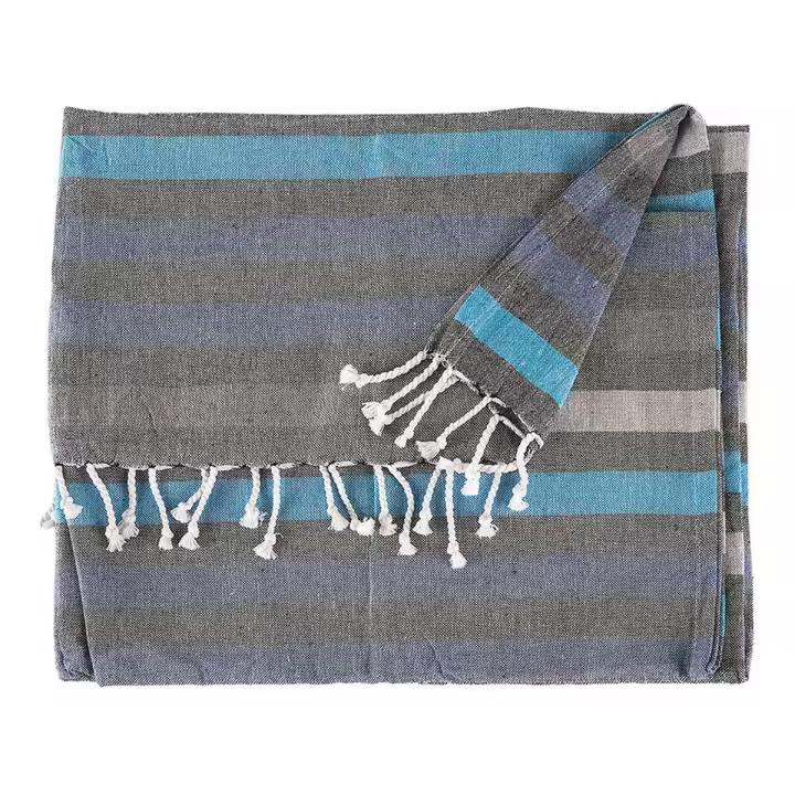 Foulard Multiusos Rayas Azul (170 x 90 cm) - 1