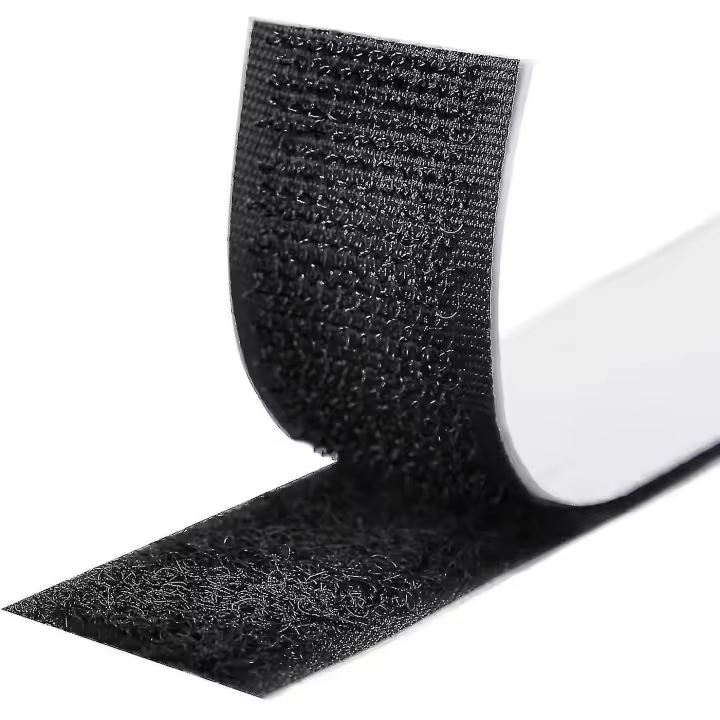 Cinta de Velcro autoadhesiva 50m Extra fuerte, adhesivo de doble cara con velcro 20mm de ancho - 1