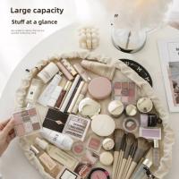 Bolsa De Maquillaje Grande Portátil Impermeable Con Cuerda Para Viajes Baño De Playa Y Gimnasio Almacenamiento De Herramientas De Maquillaje - details 6