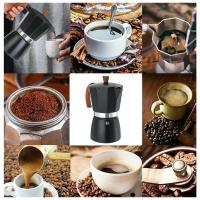 Taza De Espresso Vintage Con Manija De Madera Máquina Eléctrica Moka Italiana Portátil Herramienta De Café Clásica Para Cocina - details 5