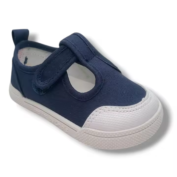Blanditos by Crio's Zapatilla Lona Pepito Sneakers Niño GUINDA NAVY25V MARINO Respetuoso calzado niños Summer ROYALE CORDONETS - 1