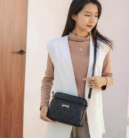 Nueva Llegada Bolso De Hombro Sencillo Para Mujer Bordado Corazón Bolso Cruzado De Cuero Negro Bandolera Pequeña Estilo Fashion - details 1
