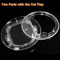 Puerta Para Gatos Con Cerradura De 4 Maneras Pequeña Puerta Para Perros Y Puppies Agujero De Acceso Material De Madera - details 2