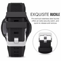 Correa De Silicona 20mm Para Samsung Galaxy Watch 4 5 6 7 Compatible Con Classic 42/46mm 43/47mm Band Active 2 Gear S3 Unisex - details 4