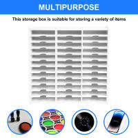 Caja De Almacenamiento Para Tinta Y Suministros De Manualidades Con 36 Slots Gran Capacidad De Plástico Para Impresión Y Scrapbooking - details 4