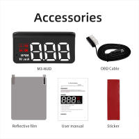 M3 HUD Obd2 Pantalla De Visualización Para Coche Proyección En Parabrisas Con Gran Fuente Adecuado Para Todas Las Autos E-OBD Y GPS - details 19