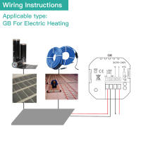 Termostato Inteligente WiFi Controlador De Temperatura Para Calentamiento De Piso Eléctrico Y Agua Calentador De Gas Con Alexa Google Home - details 14