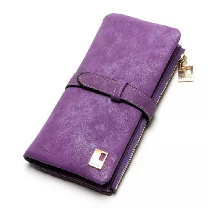 Cartera Largo de Diseño de lujo para Mujer, Bolso de mano con múltiples posiciones, Monedero multición, tarjetero - 1