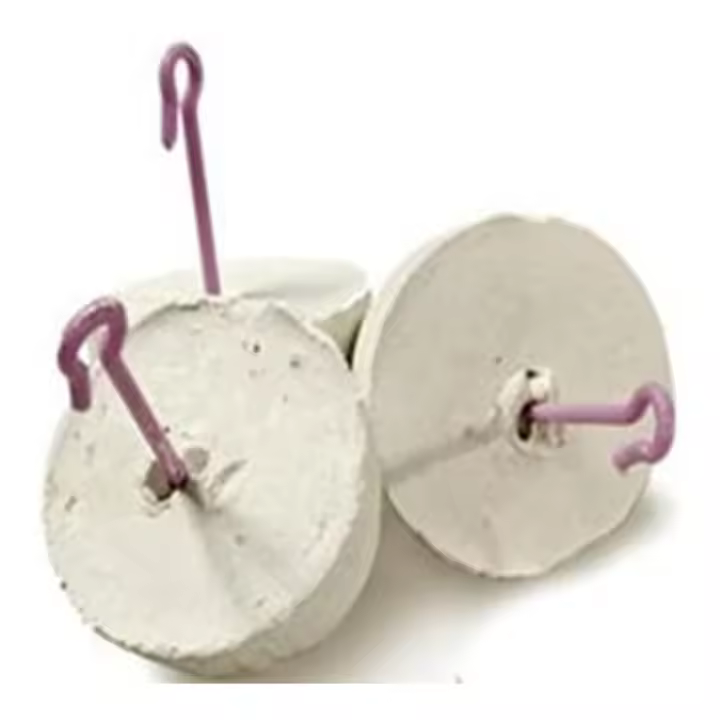 Cales de calcio para aves - Pack de 3 cales pequeñas - Calcio para pajaros - Lisa - 1
