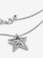 Pandora - Collar con Estrella asimétrica pavé - Plata de Legislación - details 2