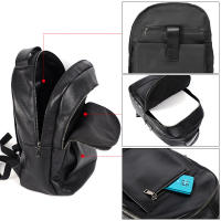 Mochipa De Cuero Autentica 100% para hombre, Morral para orden portátil de 14 pulgadas, de viaje, a la moda - details 4